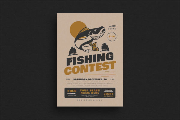 Fishing Tournaments Flyer Templates | PSD | InDesign | EPS | Word | PNG | AI | PDF Formats Download